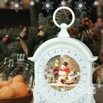 A**  Water Glittering Christmas Clock   BL8861