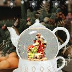 A**  Water Glittering Christmas Teapot  BL8869