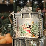 A** Water Glittering Christmas House   BL0725-SN
