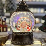 Water Glittering Christmas Small lantern  BLY27-SF01
