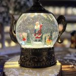 Water Glittering & Swirling Christmas Teapot  BLY21-TS01