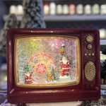 Water Glittering & Swirling Christmas TV   BLY-TV