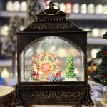 Water Glittering & Swirling Christmas Big Lantern   BLY-F01