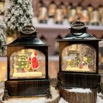 Water Glittering Lantern Swirling & light up  Flat lantern BLXF