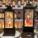 Christmas water Glittering Classic Lantern BLXF3