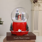 Snowing Christmas Mini Globe Lantern  BLSG25-1