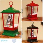 Snowing  Christmas Tower Shape Lantern  MT20