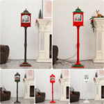 Snowing Christmas Retro Street lamp  BLBF22