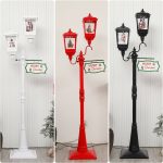 Christmas Snowing Double Lantern Floor Lamp BLD22B-1/2/3/4