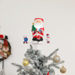 The Santa Claus Light up the Top of Christmas Tree  BSDX-B1
